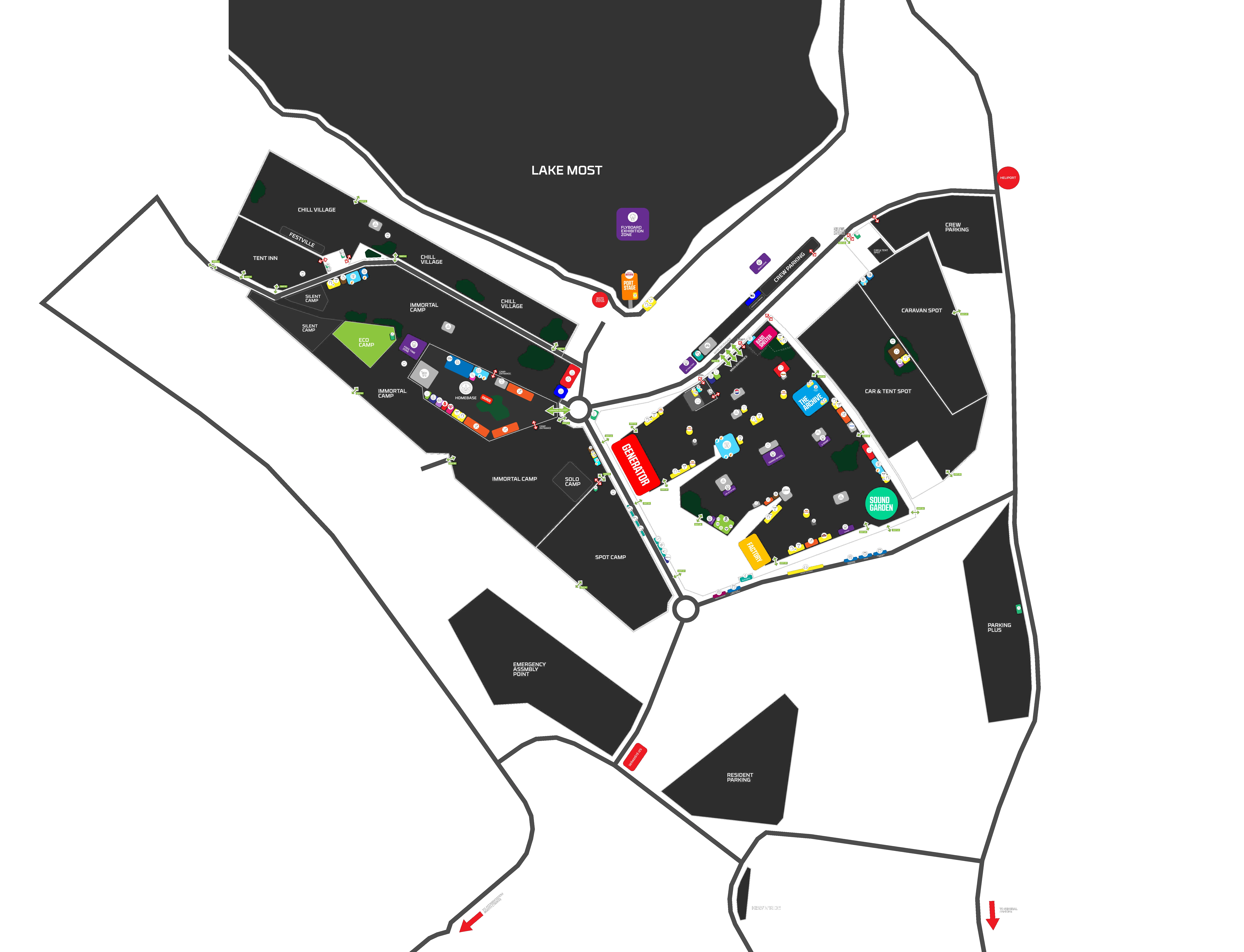 Offizielle Let It Roll 2026 Festival Map